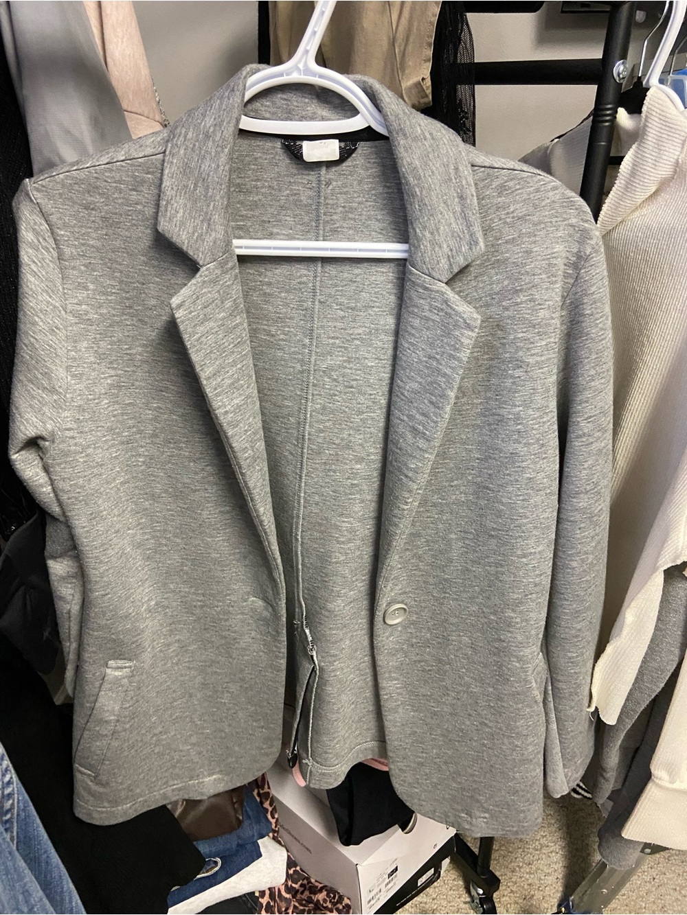 Sweatshirt Blazer | S | Grey - Picture 2 of 2